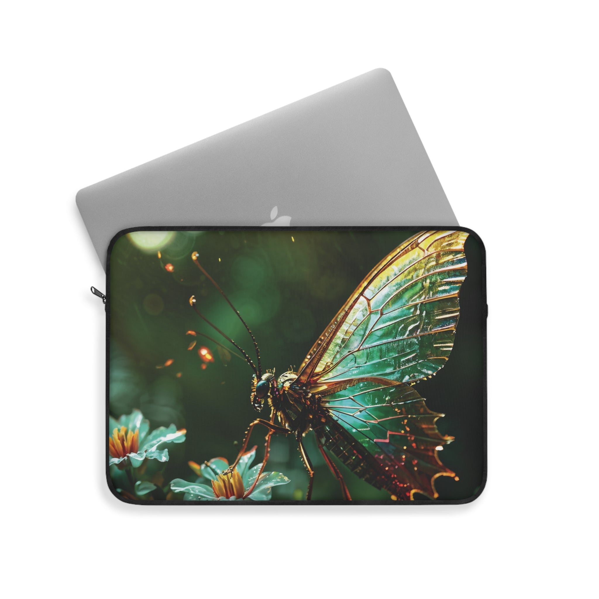 Glass Butterfly Laptop Sleeve