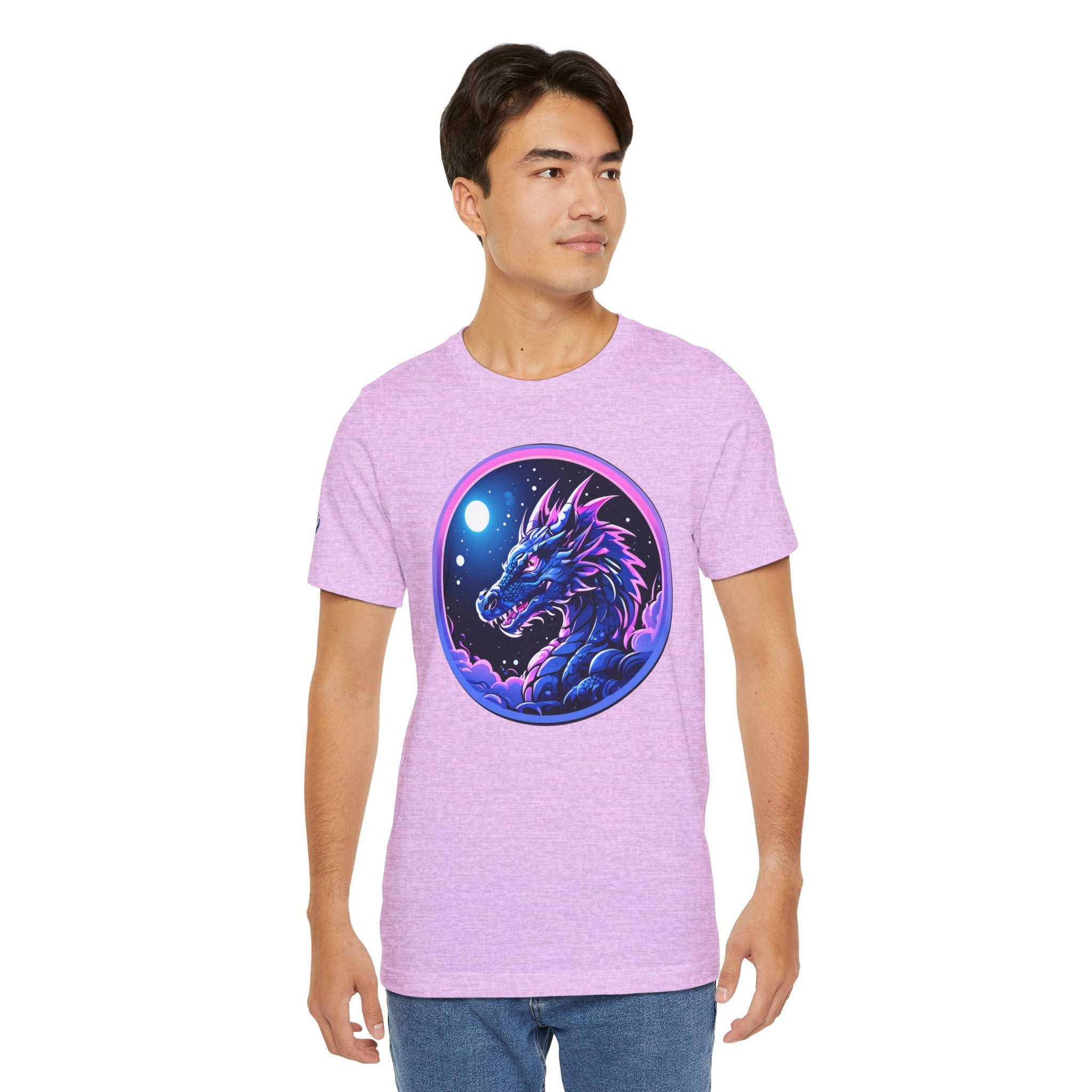 Cotton 80s Retro Dragon Tee