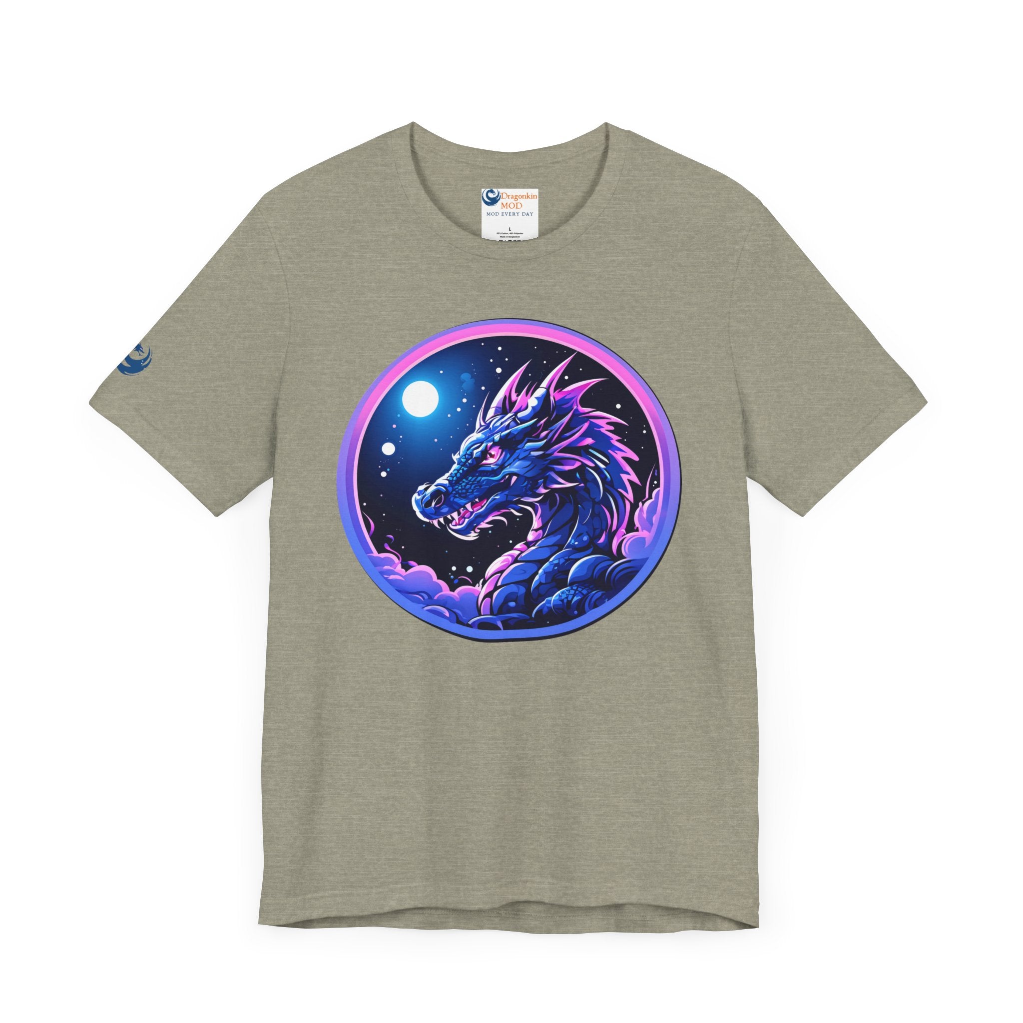 Cotton 80s Retro Dragon Tee