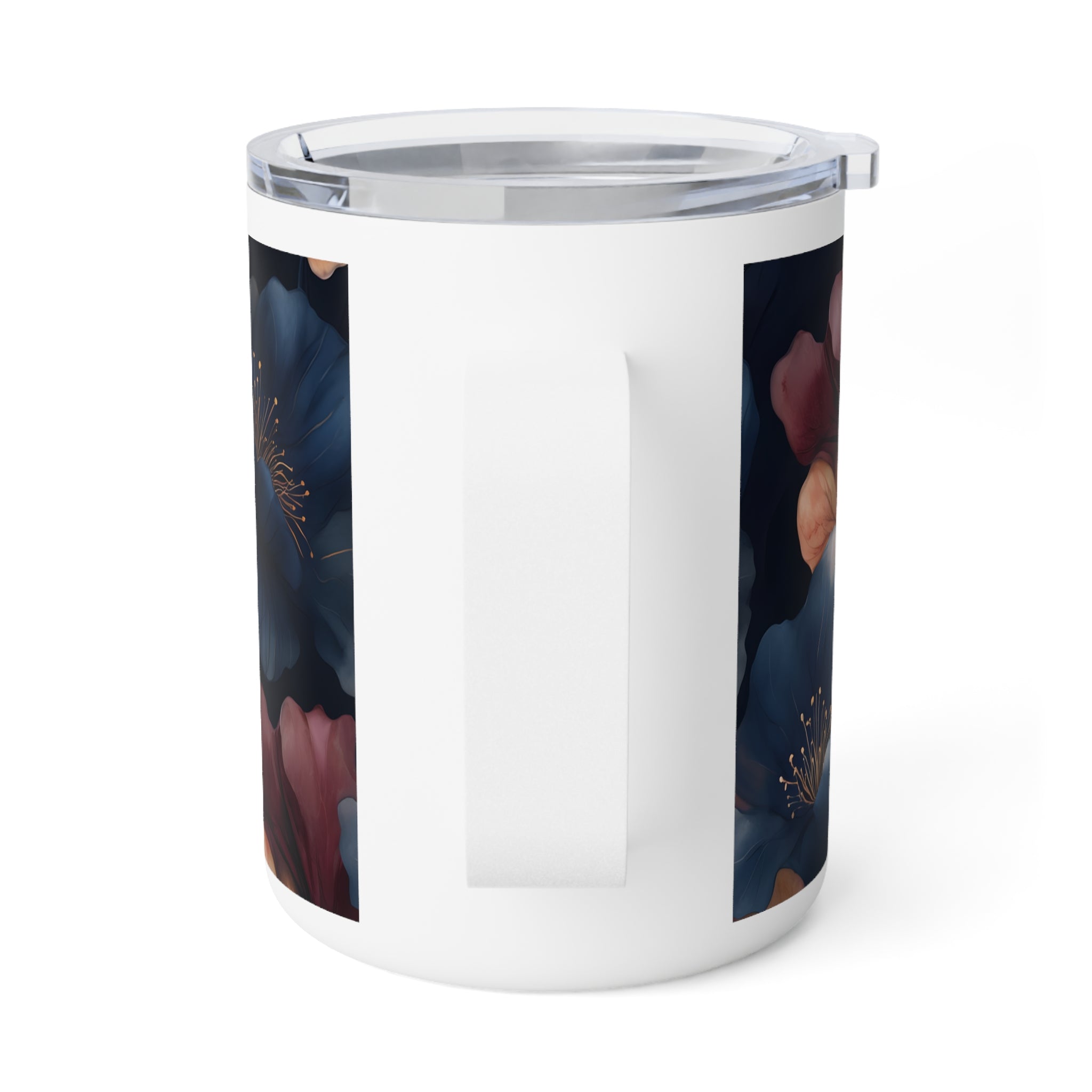 Blue Poppy Insulated Coffee Mug, 10oz