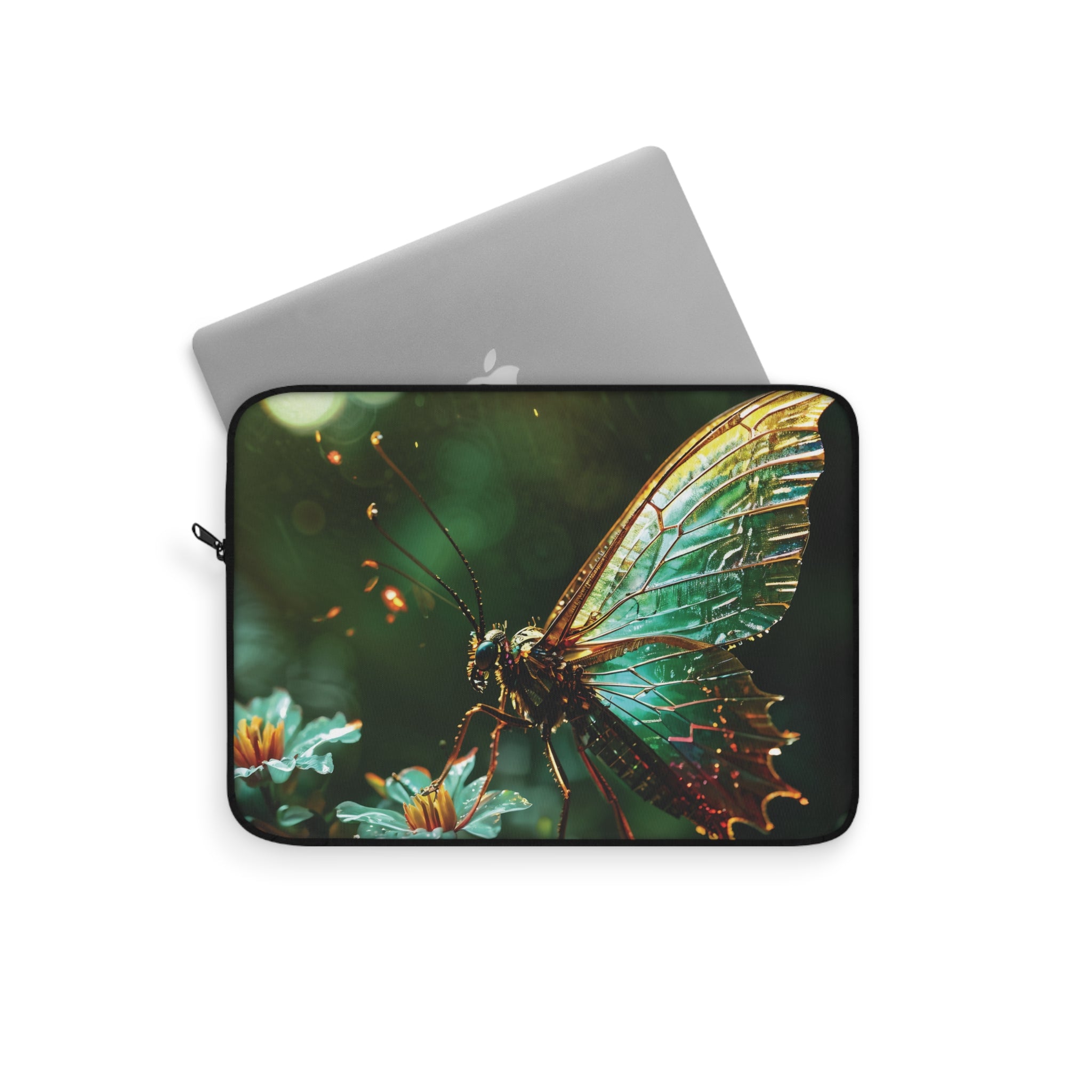 Glass Butterfly Laptop Sleeve