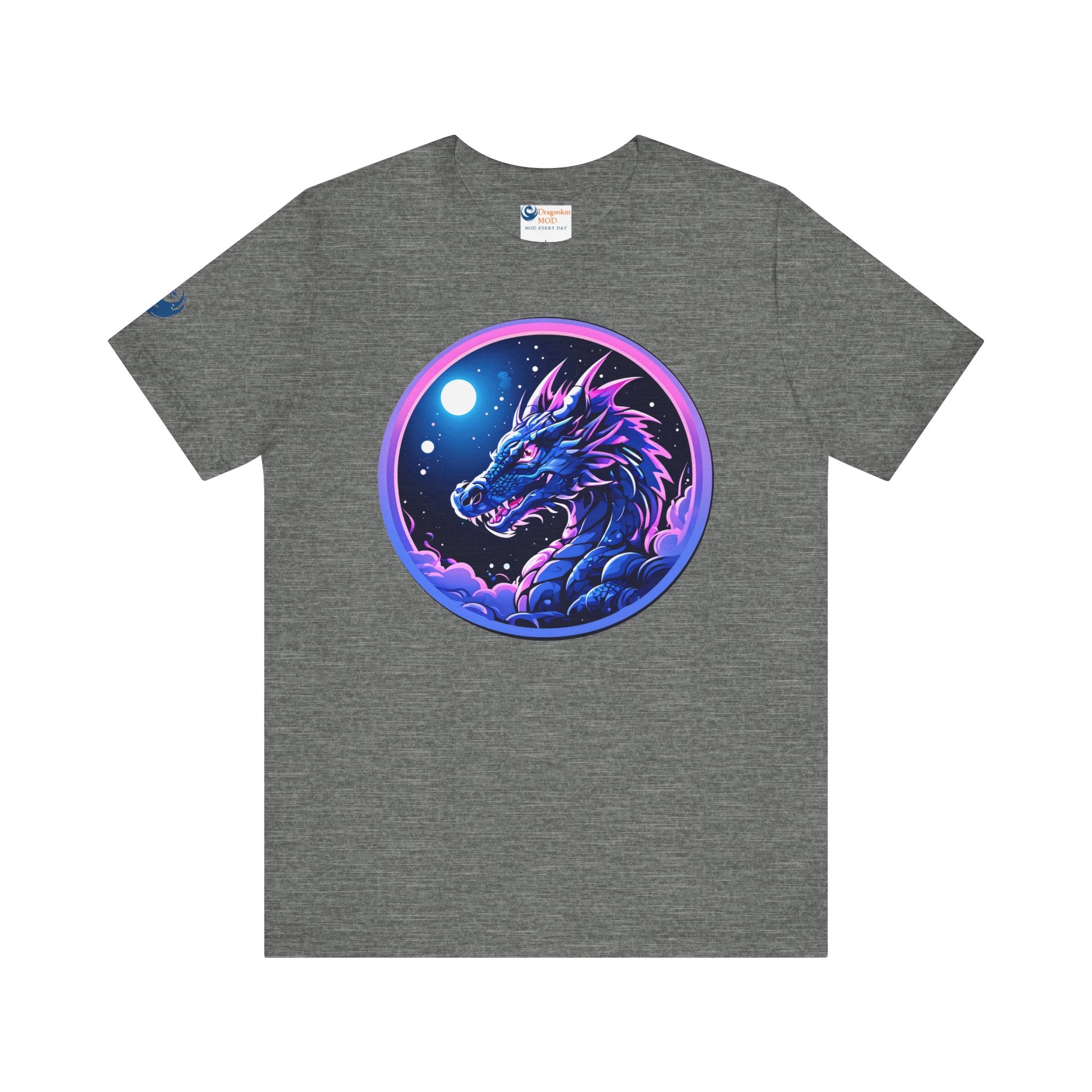 Cotton 80s Retro Dragon Tee