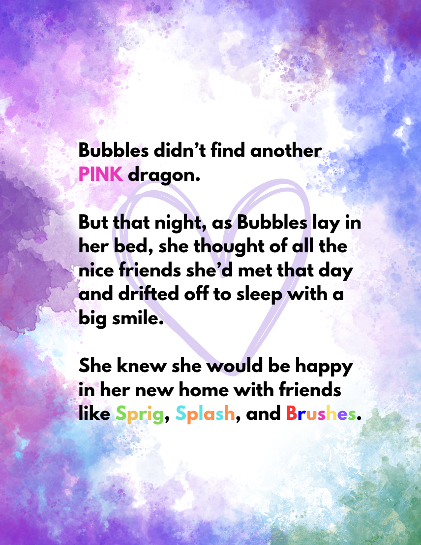 Pre-order only! Bubbles Meets Three New Friends! Book for Ages 3+