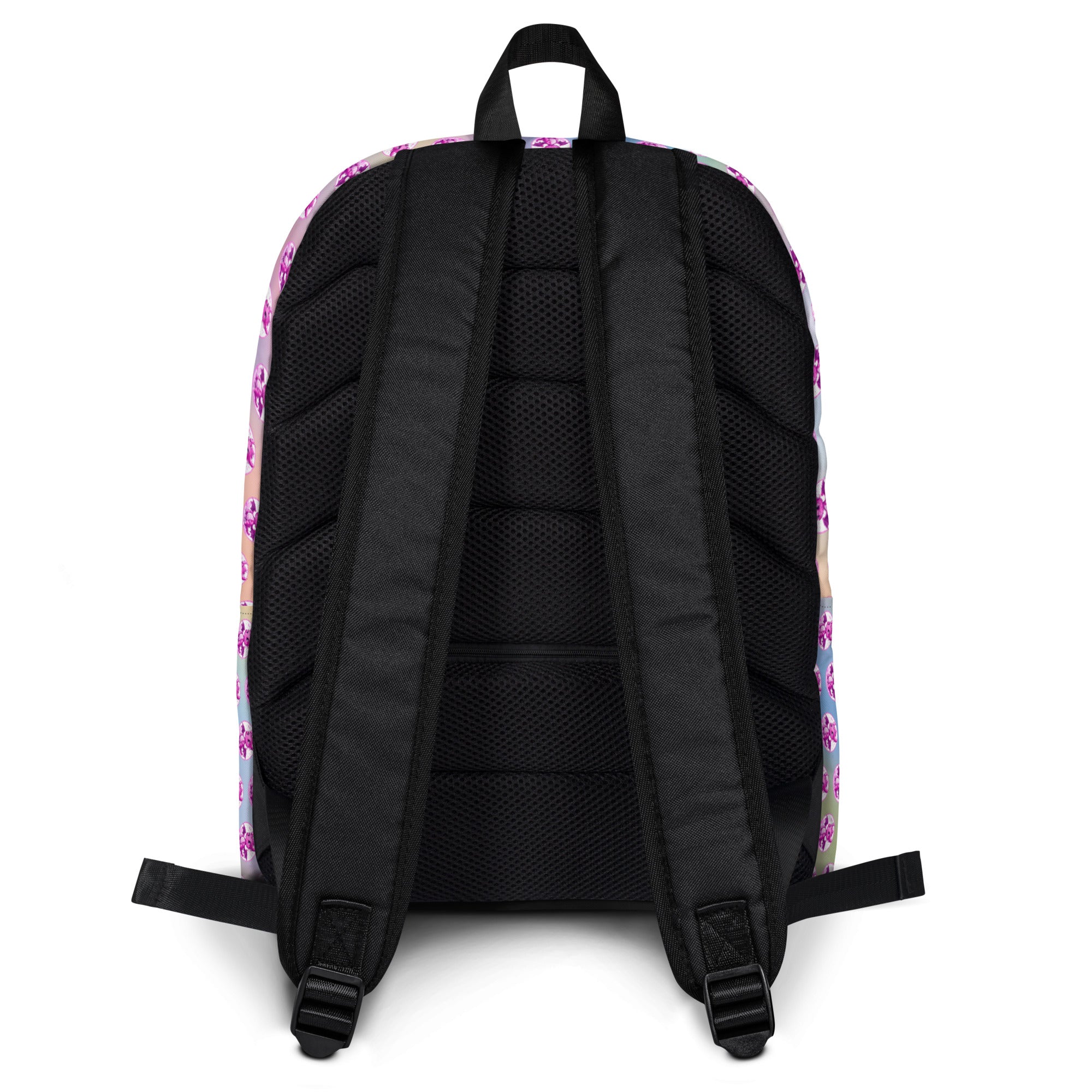 Bubbles Pink and Purple Swirl Backpack