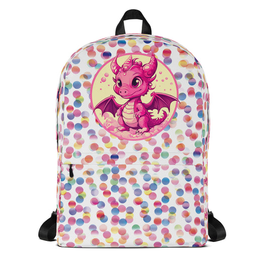 Multicolor Bubbles Dragon Backpack