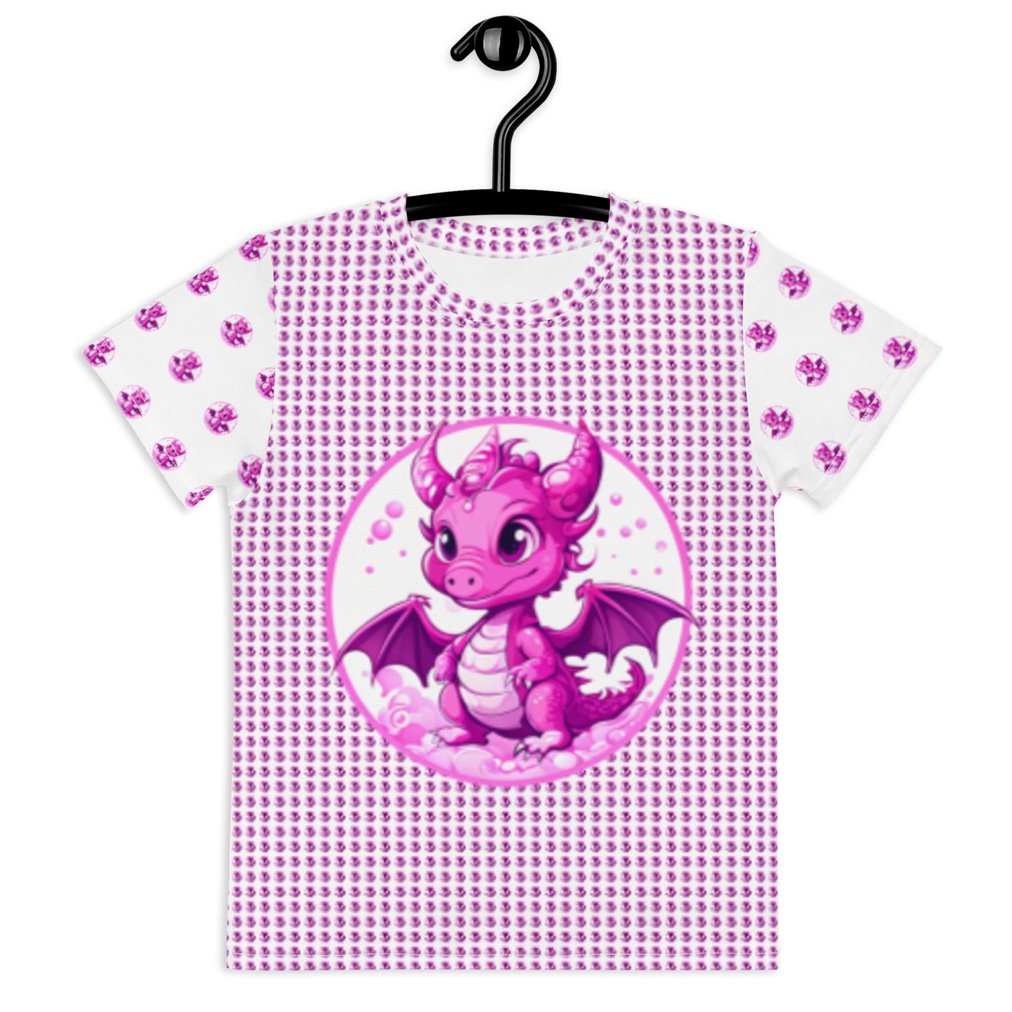 Bubbles Dragon Crew Neck T-shirt