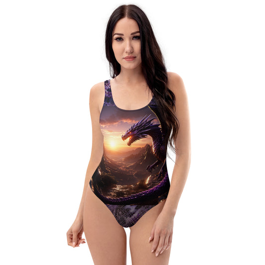 Dragon Sunset One-Piece Swimsuit