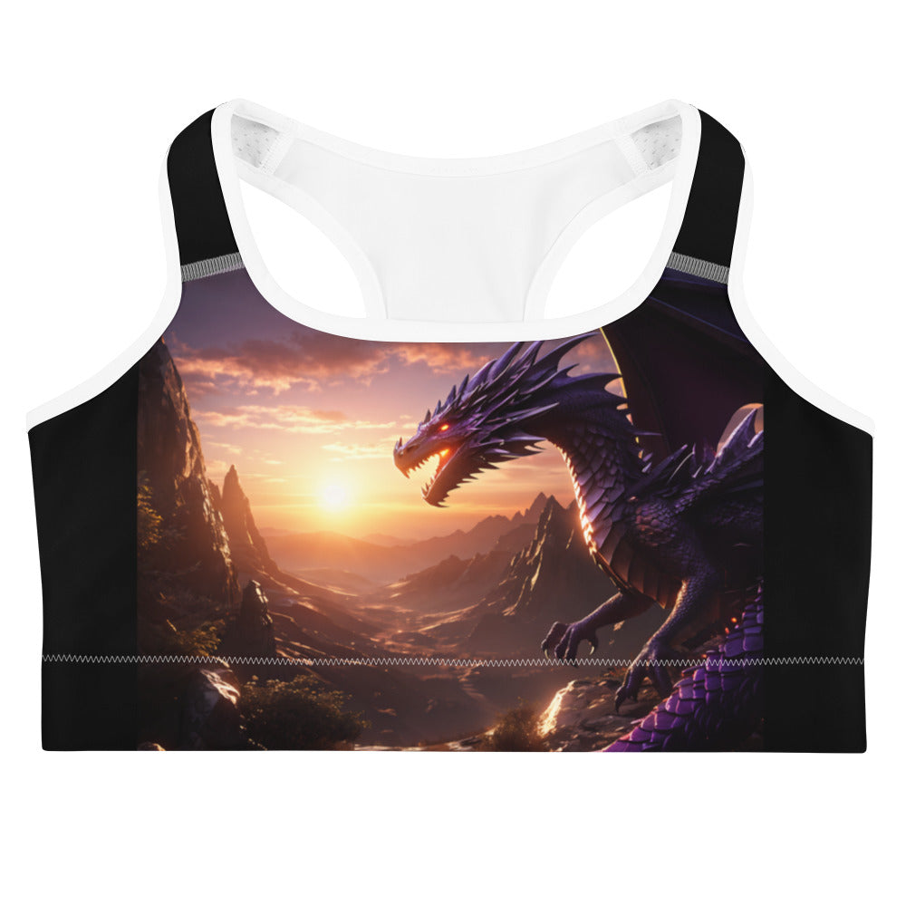 Purple Dragoness Sports bra