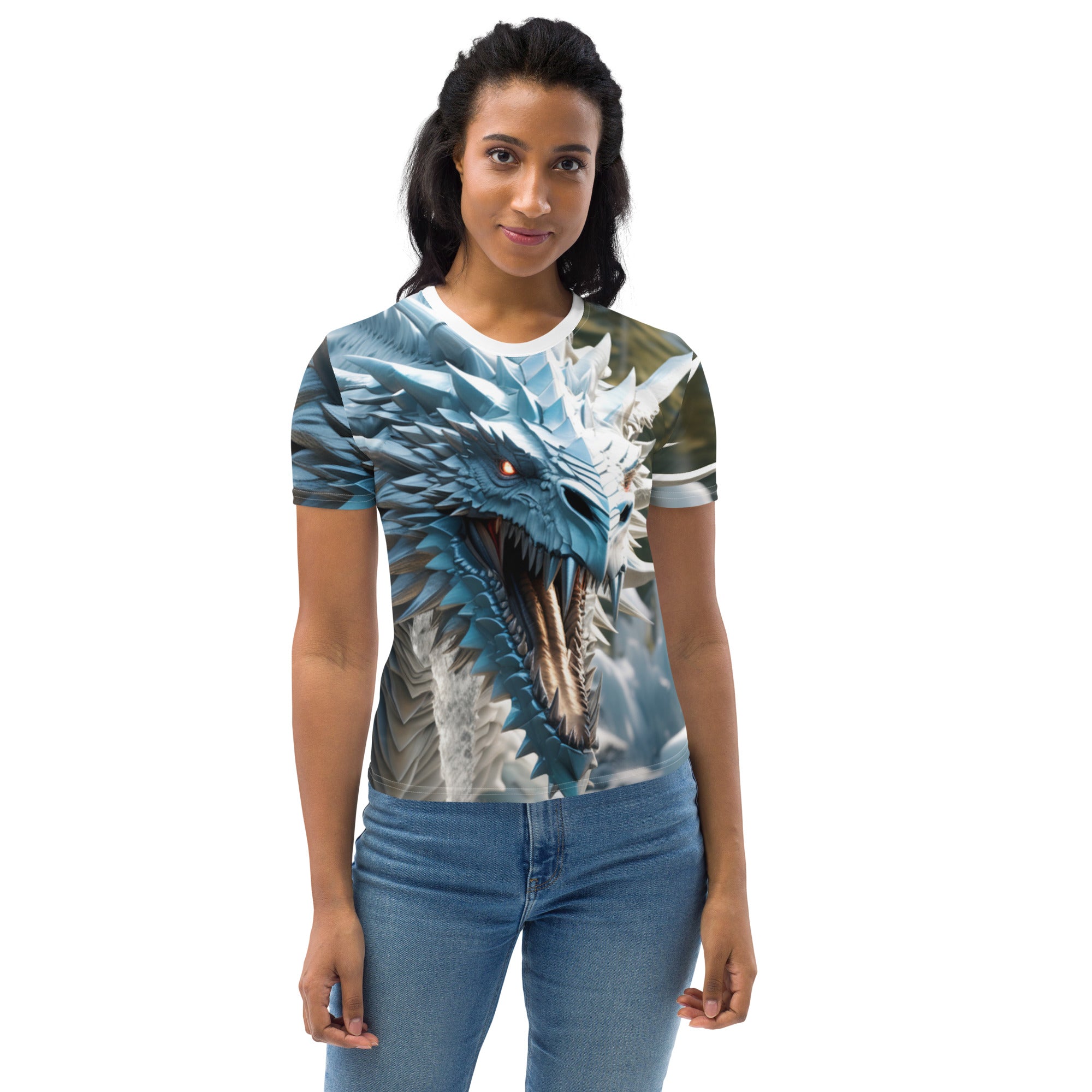 Women's Ice Dragon Fitted T-shirt