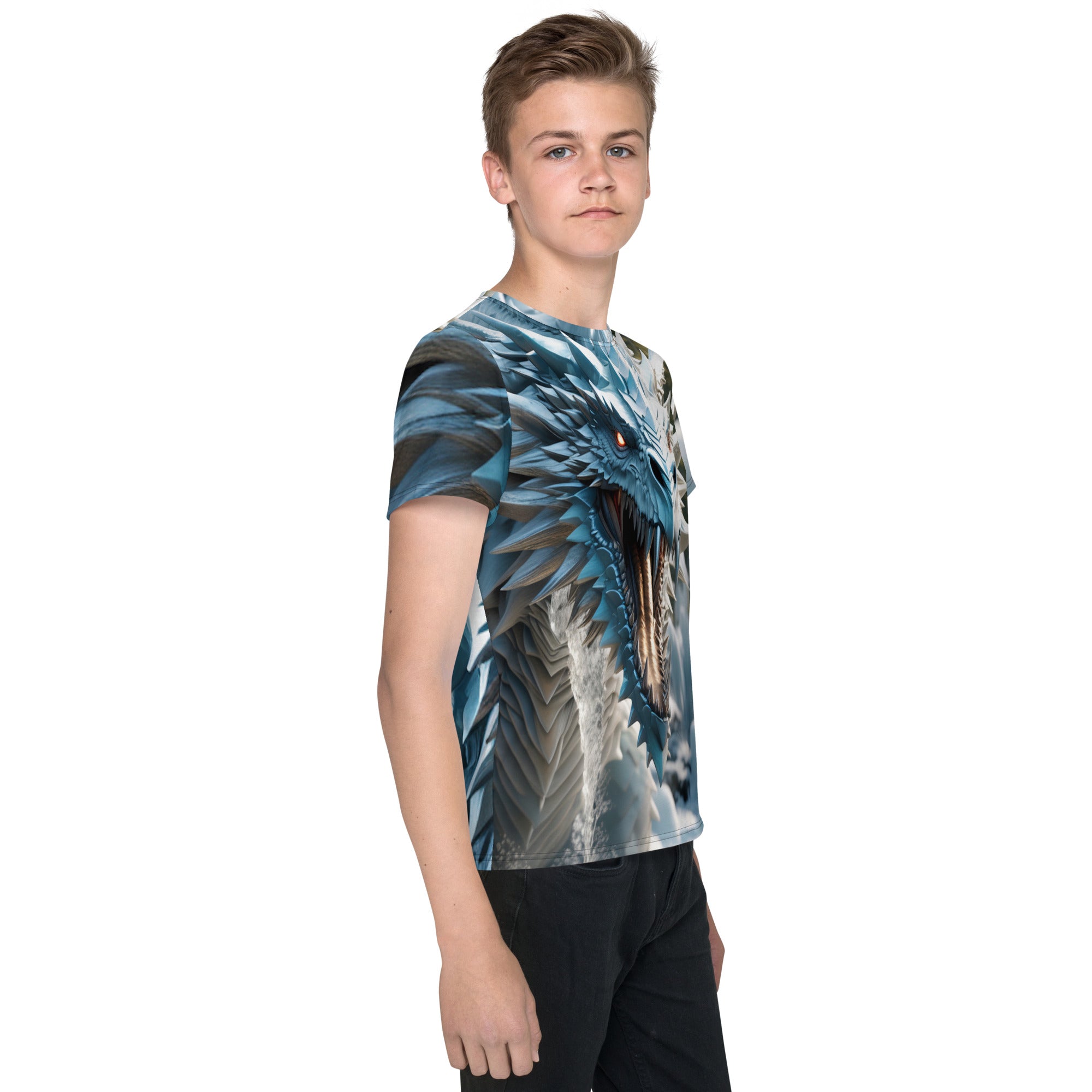 Youth Ice Dragon Crewneck T-shirt