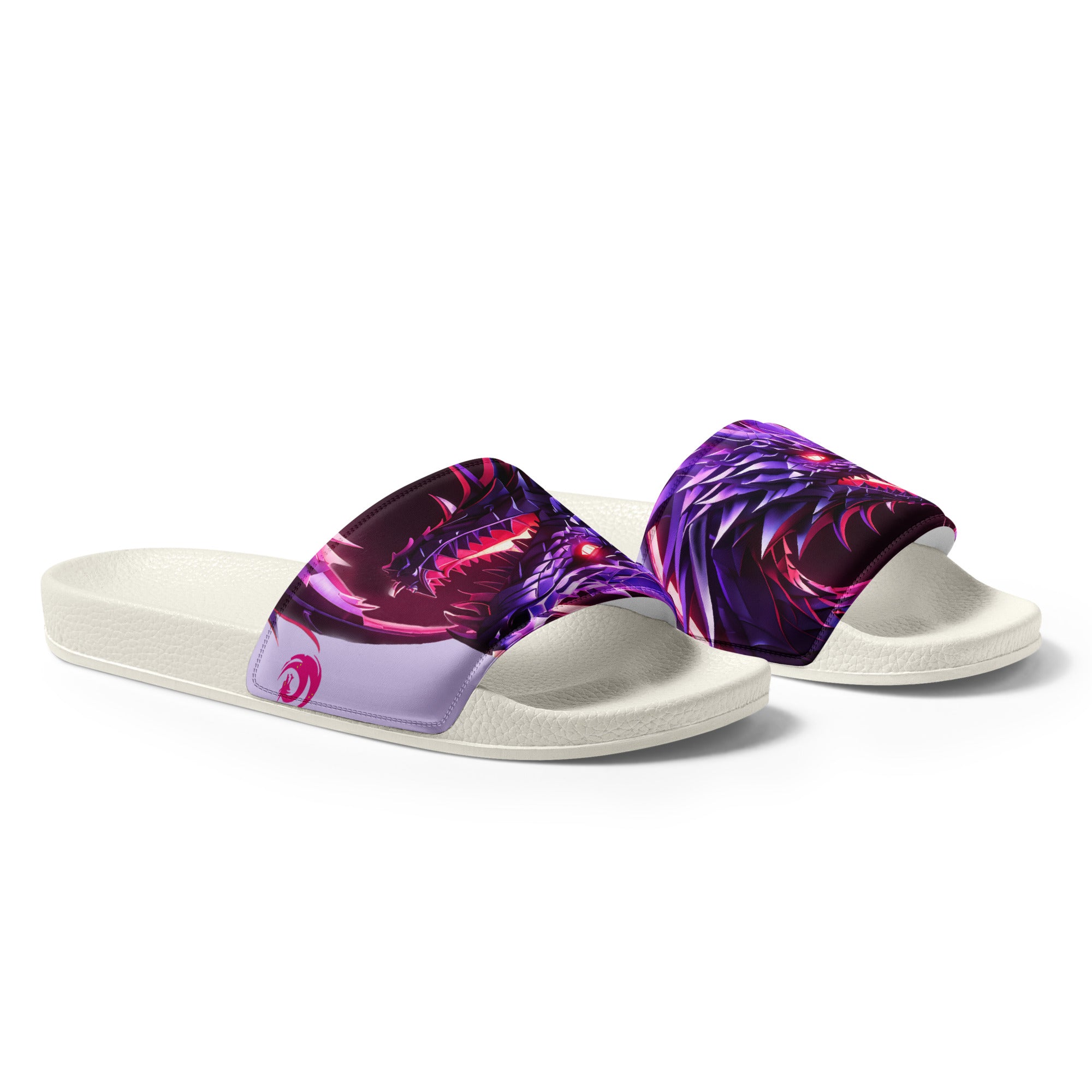 Electric Purple Dragon Men’s Slides