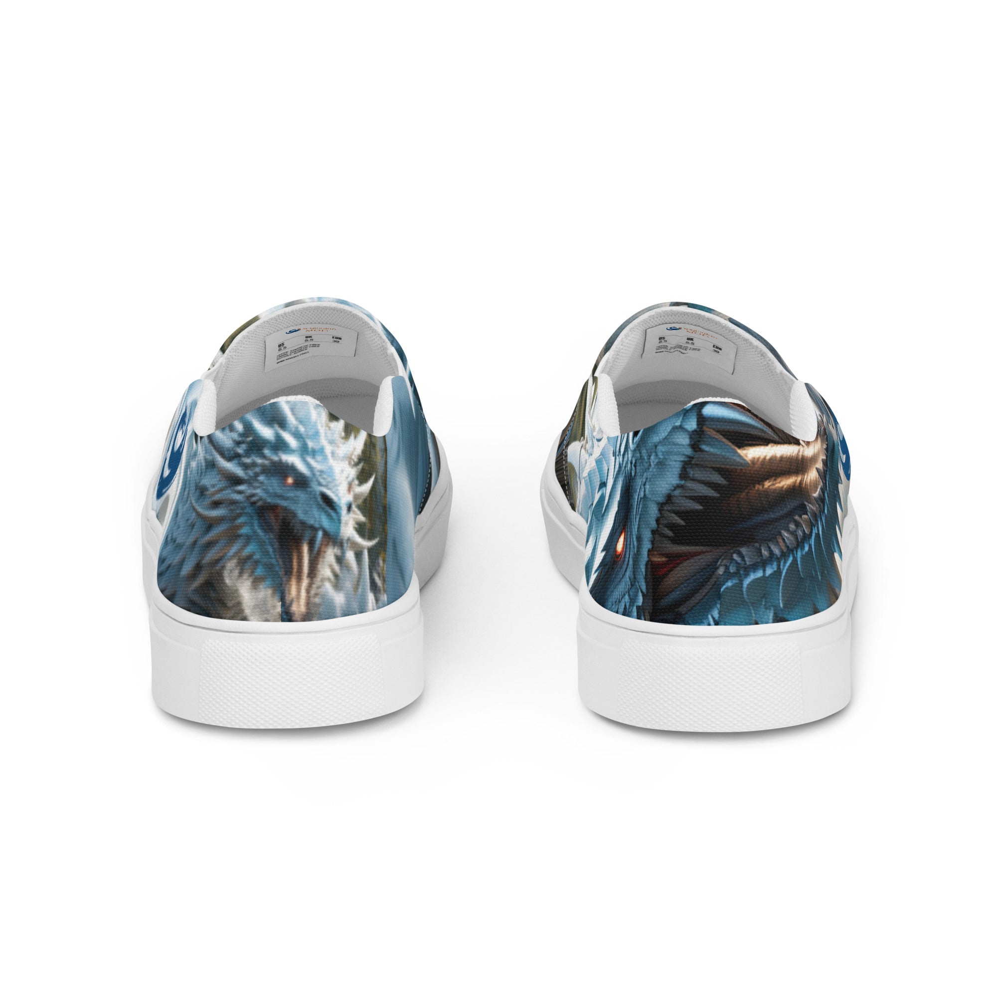 Boy's & Men’s Ice Dragon Slip-On Canvas Shoes