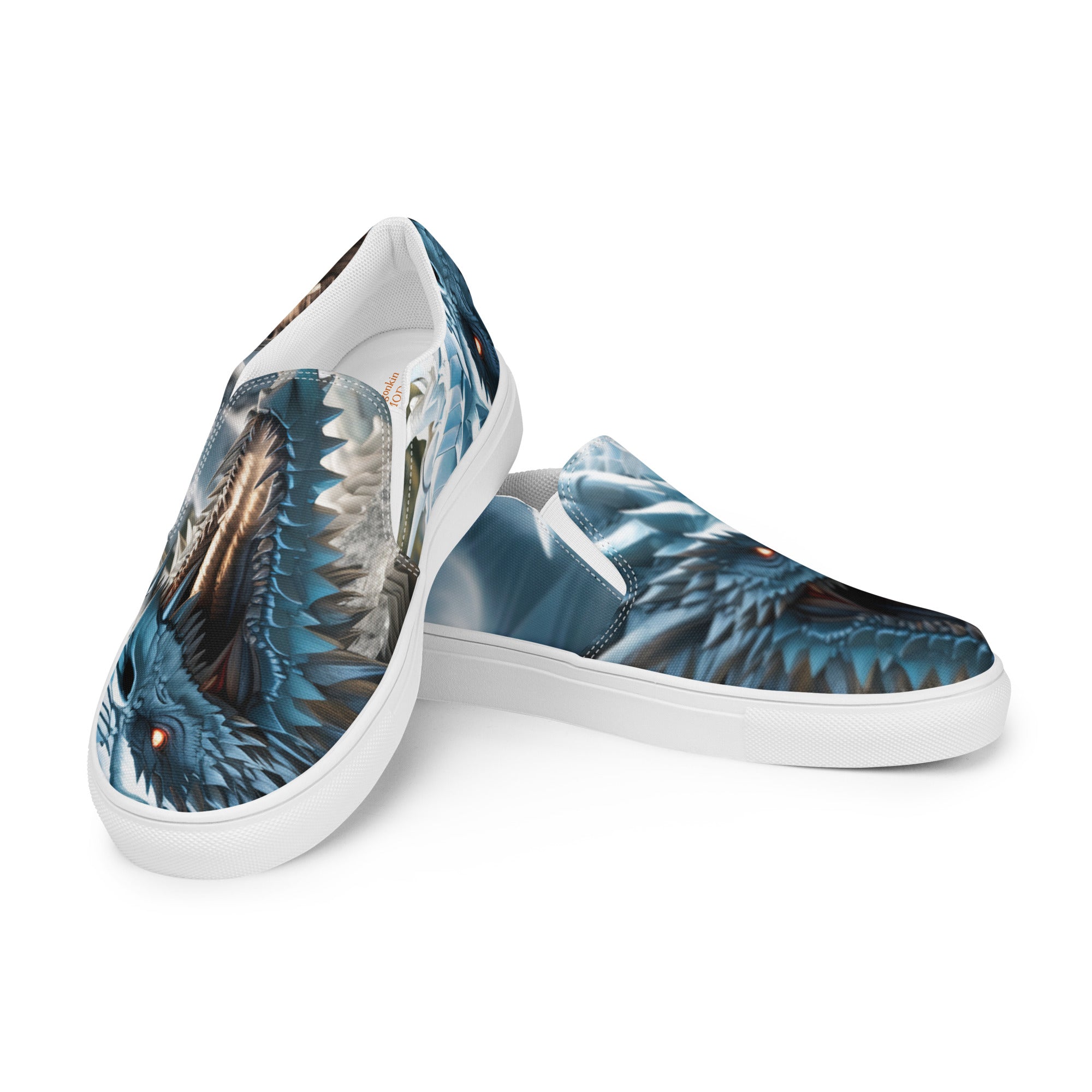 Boy's & Men’s Ice Dragon Slip-On Canvas Shoes