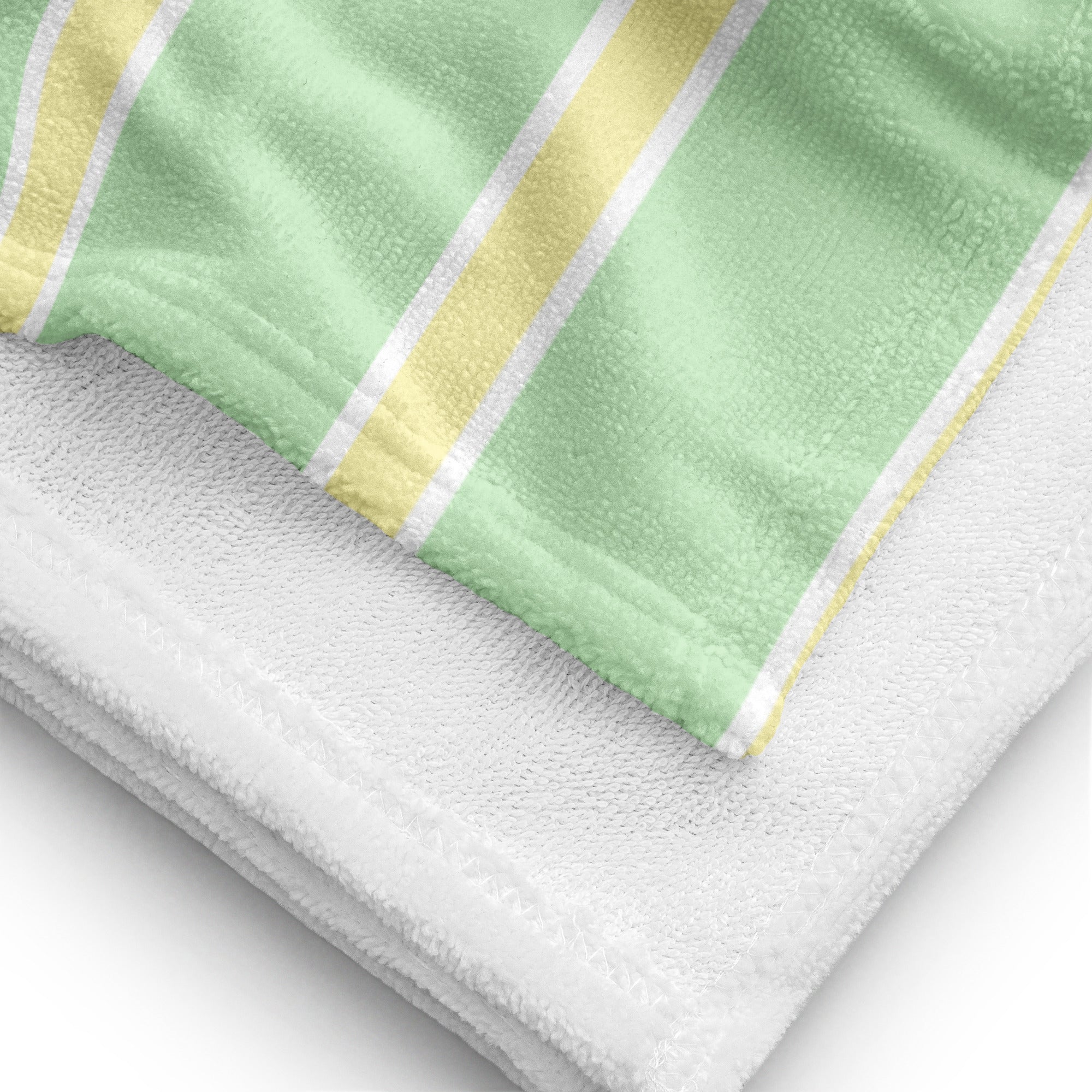 Yellow Stripe Dragon Butterfly Towel