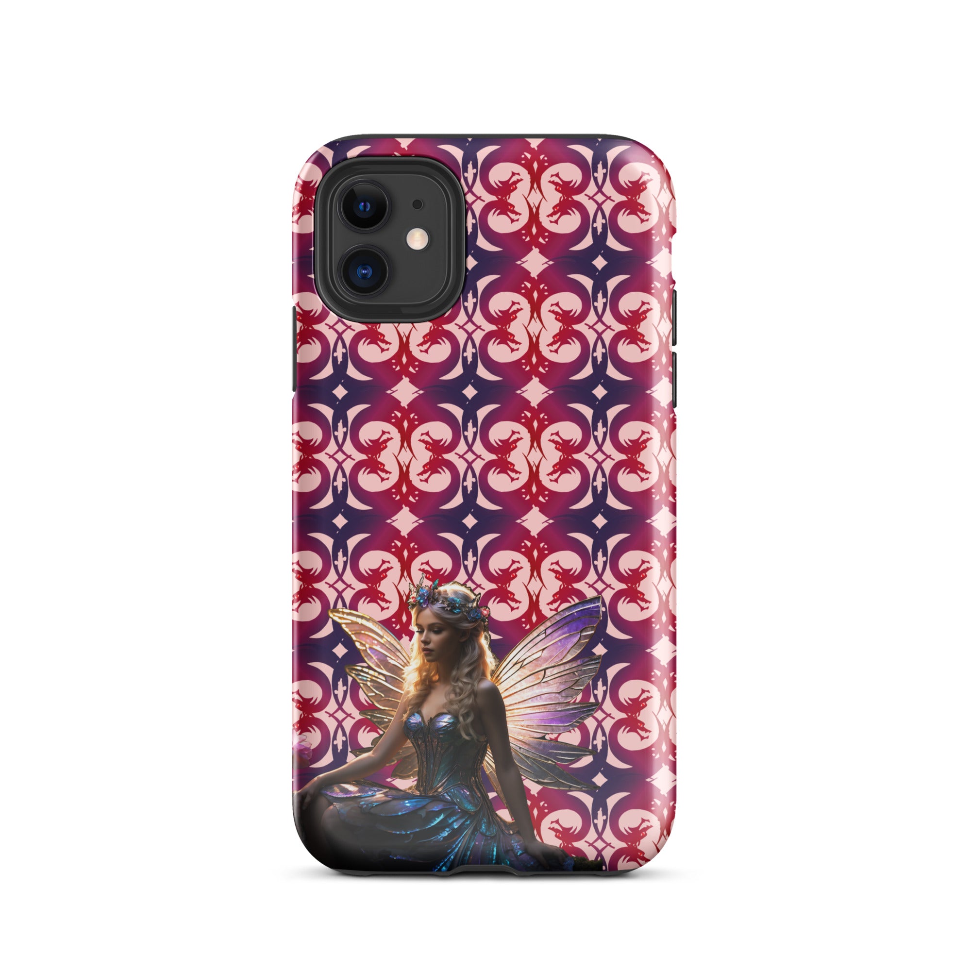 Pink Fairy Princess Celtic Dragon Design Tough Case for iPhone®