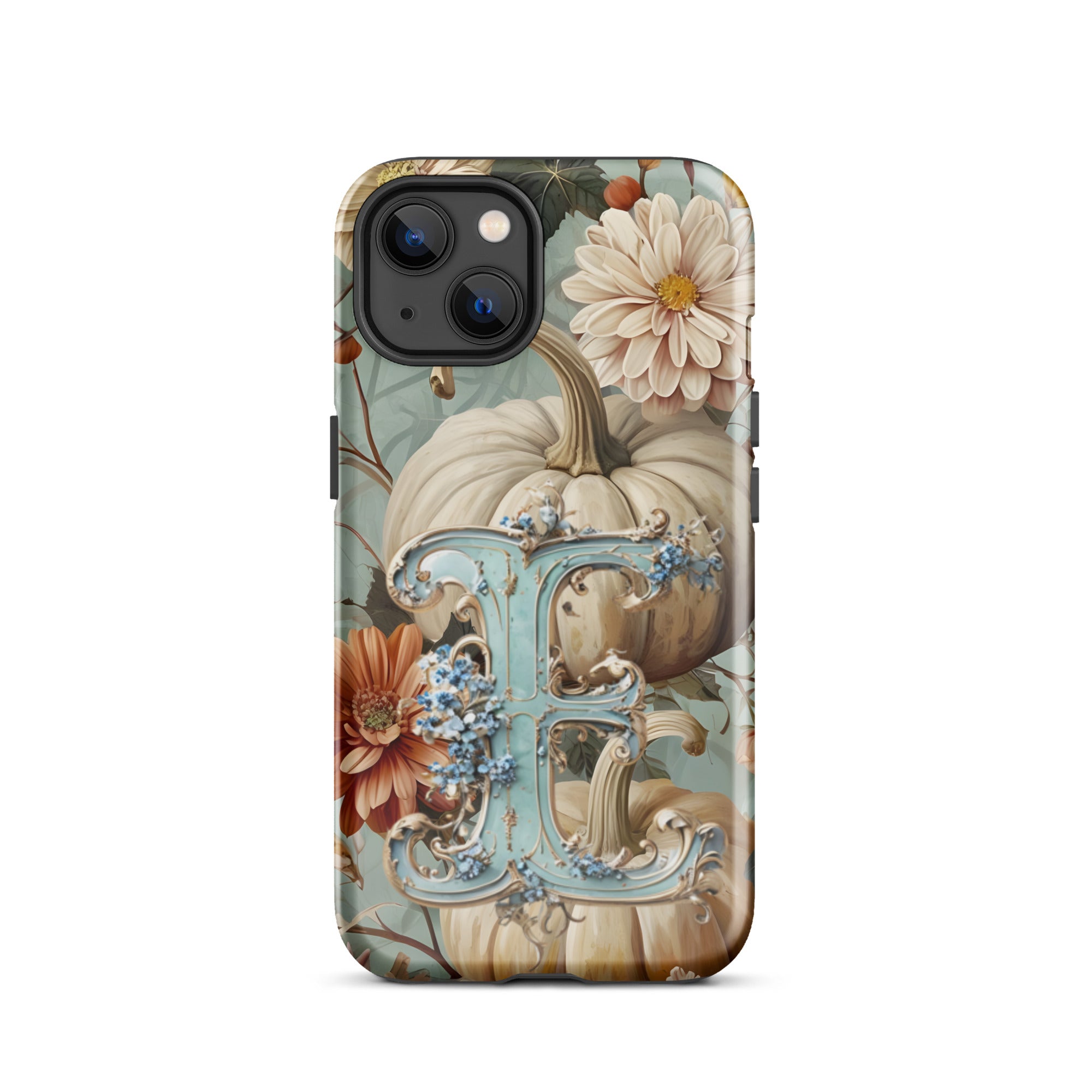 iPhone® Tough Case - Monogrammed Fall Floral