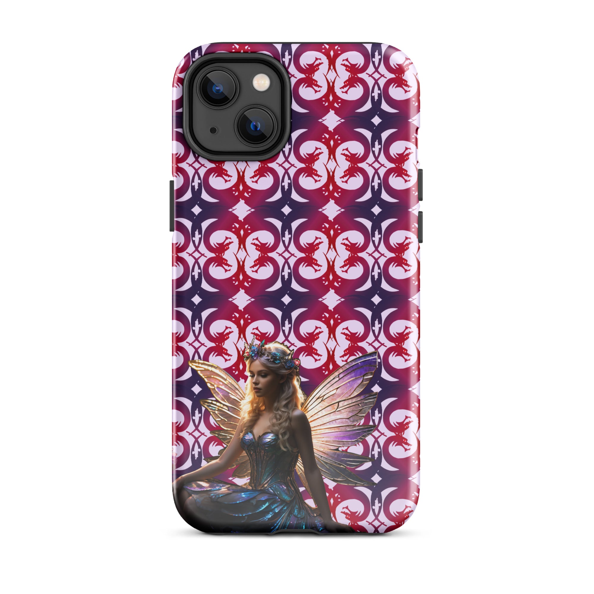 Purple Celtic Dragon Wood Fairy Princess Tough Case for iPhone®