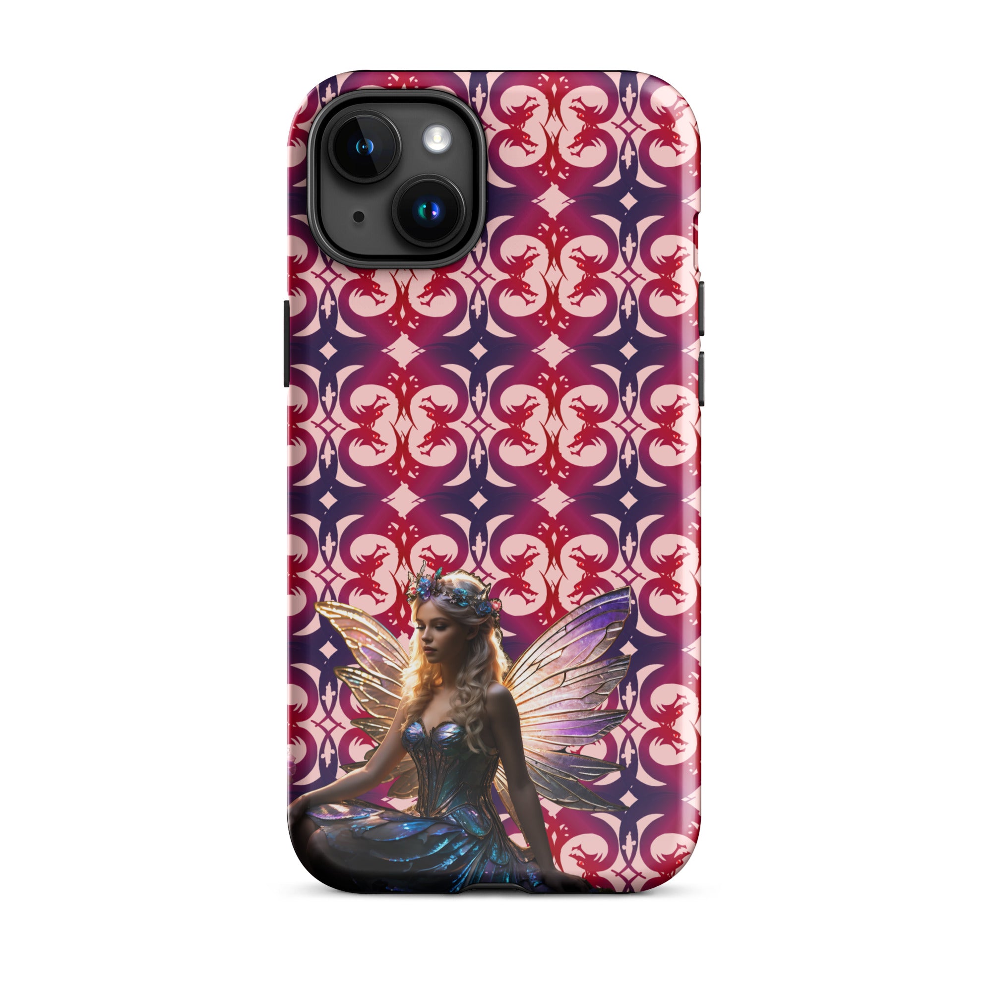 Pink Fairy Princess Celtic Dragon Design Tough Case for iPhone®