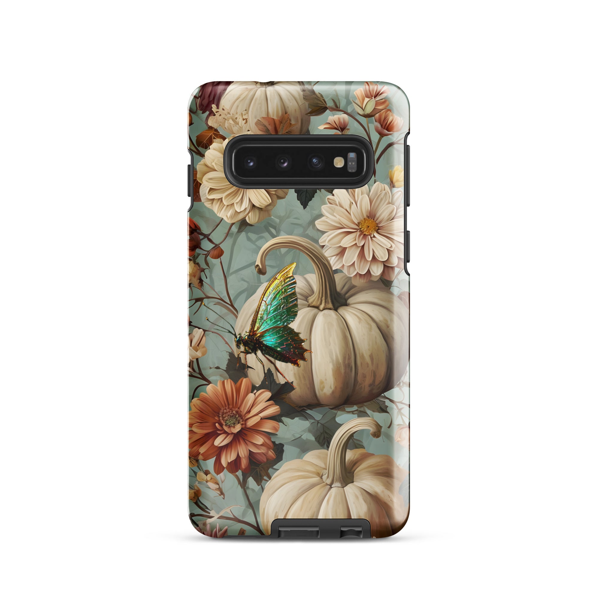 Fall Floral Butterfly and Pumpkin Tough case for Samsung®