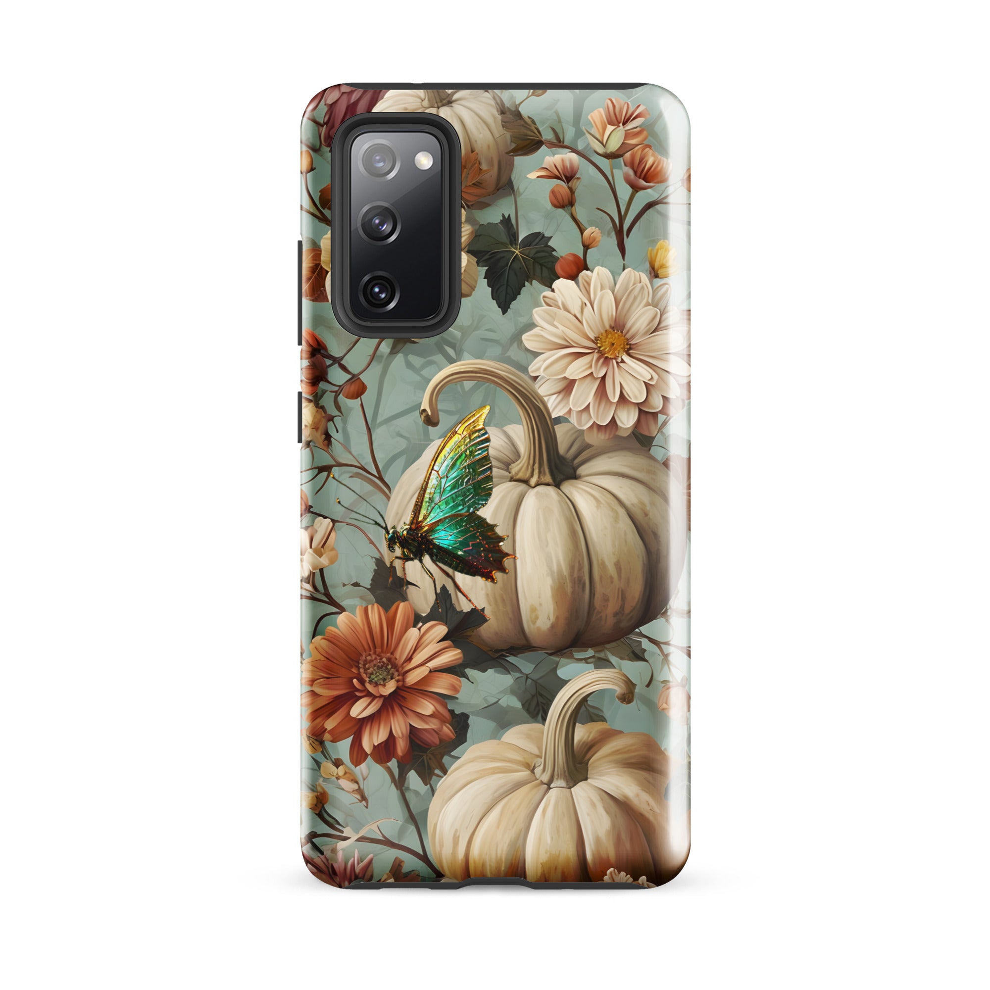 Fall Floral Butterfly and Pumpkin Tough case for Samsung®