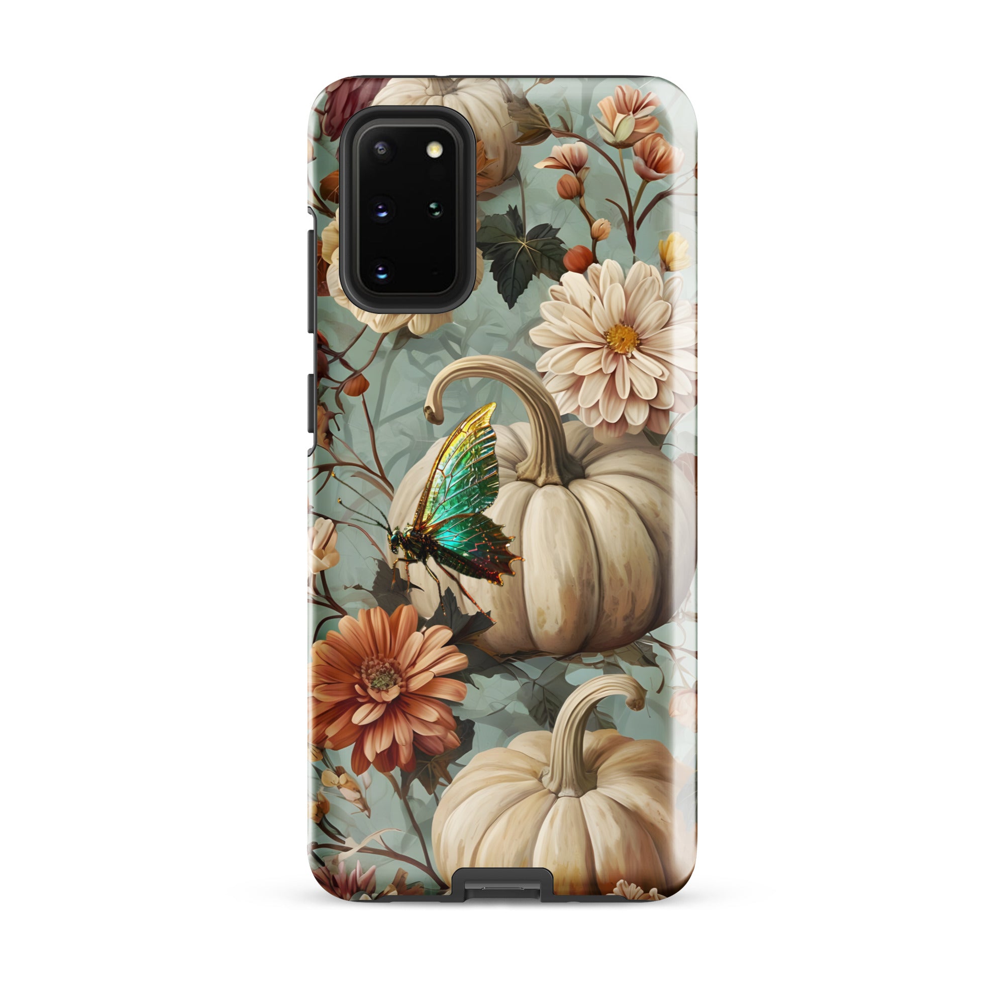 Fall Floral Butterfly and Pumpkin Tough case for Samsung®